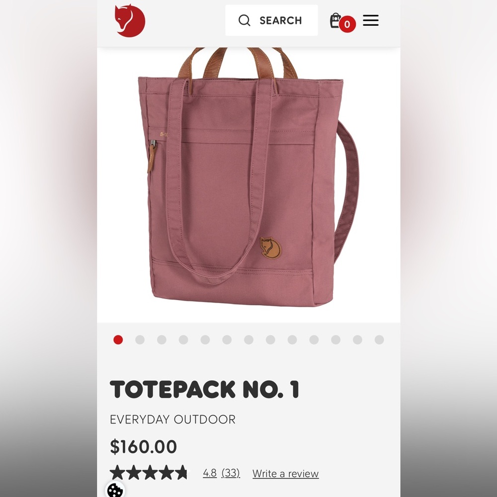 Fjällräven Totepack No. 1 in Mesa Purple